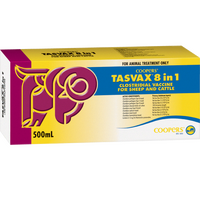 Coopers Tasvax 8 In 1 Vaccine - 500ml (out of stock)